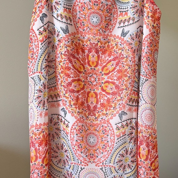 Max Studio Fully Lined A Line Scarf Dress Size Medium - Picture 6 of 7